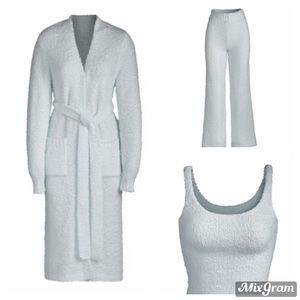 Skims Cozy Lounge Wear in Aqua S/M BUNDLE